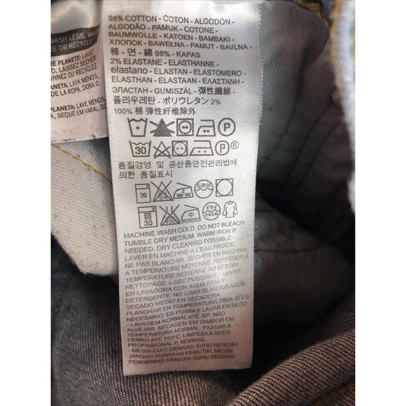 Levi's 541 Jeans Men's Size 42 X 32 Denim Blue Straight Leg High Rise (42x29) - Picture 8 of 16